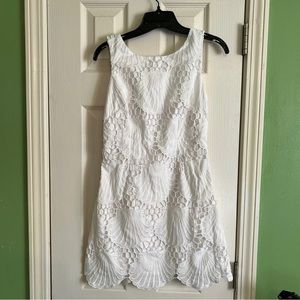 Lilly Pulitzer White Sleeveless Dress Size 0